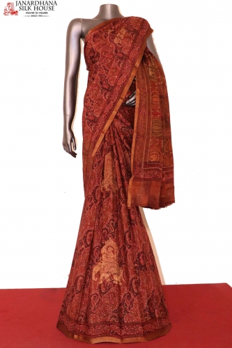 Abstract Exclusive Pure Crepe Silk Saree